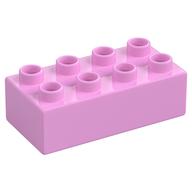 Duplo Brick 2 x 4 (Bright Pink)
