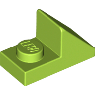 Brick Sloped 45° 2 x 1 with 2/3 Cutout [Original Version] (Lime)