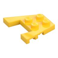Wedge Plate 3 x 4 with Stud Notches [Reinforced Underside] (Yellow)