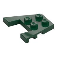 Wedge Plate 3 x 4 with Stud Notches [Reinforced Underside] (Dark Green)