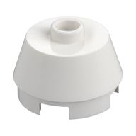 Brick Round 2 x 2 Truncated Cone (White)