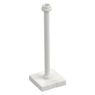 Tile Special 2 x 2 with Bar, Hollow Stud with Stop Ring (Flag Pole) (White)