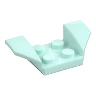 Mudguard 2 x 4 with 2 x 2 Studs and Flared Wings (Light Aqua)