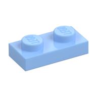 Plate 1 x 2 (Bright Light Blue)