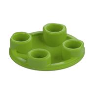 Plate Round 2 x 2 with Rounded Bottom [Boat Stud] (Lime)