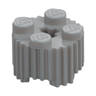 Brick Round 2 x 2 [Grill] (Light Bluish Gray)