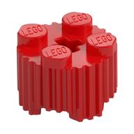 Brick Round 2 x 2 [Grill] (Red)