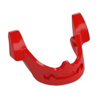 Headwear Accessory Visor / Chin Guard (Red)