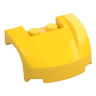 Vehicle Body, Wheel Arch / Mudguard 3 x 4 x 1 2/3 Low Profile, Curved Front (Yellow)