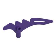 Weapon Scythe / Crescent Blade Serrated with Bar (Dark Purple)