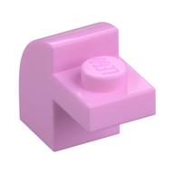 Brick Curved 1 x 2 x 1 1/3 with Curved Top (Bright Pink)