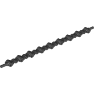 Large Figure Weapon Ammo, Flexible Ammunition Belt (Black)