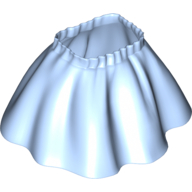 Duplo Skirt [Plain] (Bright Light Blue)