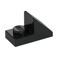 Brick Sloped 45° 2 x 1 with 2/3 Cutout [New Version] (Black)