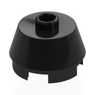 Brick Round 2 x 2 Truncated Cone (Black)
