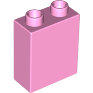 Duplo Brick 1 x 2 x 2 (Bright Pink)