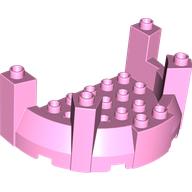 Duplo Building Turret Top - Castle (Bright Pink)