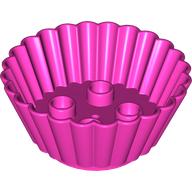 Duplo Cupcake / Muffin Cup with 2 x 2 Studs (Dark Pink)