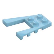 Wedge Plate 4 x 4 with 2 x 2 Cutout (Medium Azure)