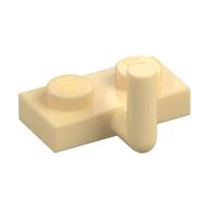 Plate Special 1 x 2 with Bar Up [Horizontal Arm 5mm] (Tan)