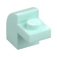 Brick Curved 1 x 2 x 1 1/3 with Curved Top (Light Aqua)