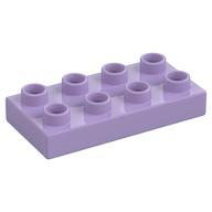 Duplo Plate 2 x 4 (Lavender)