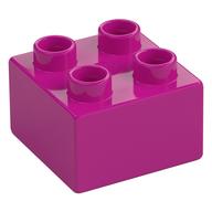 Duplo Brick 2 x 2 (Magenta)