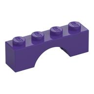 Brick Arch 1 x 4 (Dark Purple)
