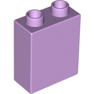 Duplo Brick 1 x 2 x 2 (Lavender)