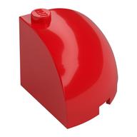 Brick Round Corner 3 x 3 x 2 Dome Top (Red)