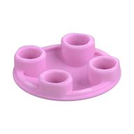 Plate Round 2 x 2 with Rounded Bottom [Boat Stud] (Bright Pink)