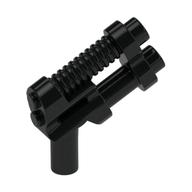 Weapon Gun / Pistol Two Barrel, 10 Ribs (Black)