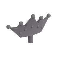 Headwear Accessory Crown / Tiara (Flat Silver)
