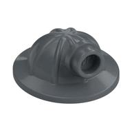 Helmet Mining with Head Lamp (Flat Silver)