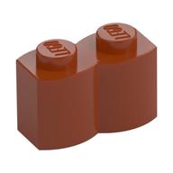 Brick Special 1 x 2 Palisade [aka Log] (Dark Orange)