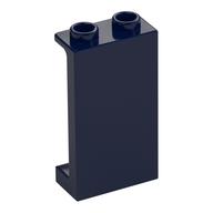 Panel 1 x 2 x 3 [Side Supports / Hollow Studs] (Dark Blue)
