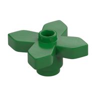 Plant, Flower 2 x 2 Leaves - Angular (Green)