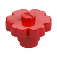 Plant, Flower 2 x 2 - Round [Open Stud] (Red)