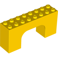 Brick Arch 2 x 8 x 3 (Yellow)