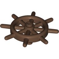 Boat / Ship Wheel / Helm (Brown)