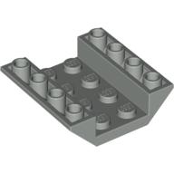 Brick Sloped Inverted 45° 4 x 4 Double with 4 x 2 Recessed (Light Gray)