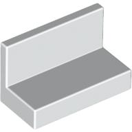 Panel 1 x 2 x 1 [Square Corners] (White)