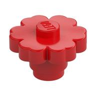Plant, Flower 2 x 2 - Round [Solid Stud] (Red)