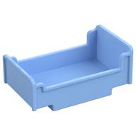 Duplo Bed 3 x 5 x 1 2/3 (Bright Light Blue)