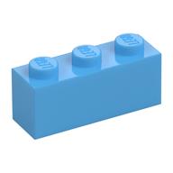 Brick 1 x 3 (Medium Blue)