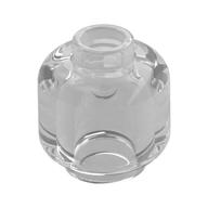 Minifig Head [Plain] [Hollow Stud] (Trans-Clear)
