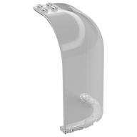 Panel 6 x 6 x 9 Corner Convex with Curved Top (Trans-Clear)