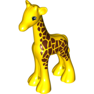 Duplo Animal Giraffe Baby, New Style (Yellow)