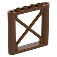 Support 1 x 6 x 5 Girder Rectangular (Reddish Brown)