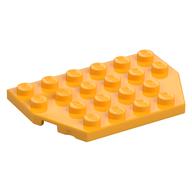 Wedge Plate 4 x 6 Cut Corners (Bright Light Orange)